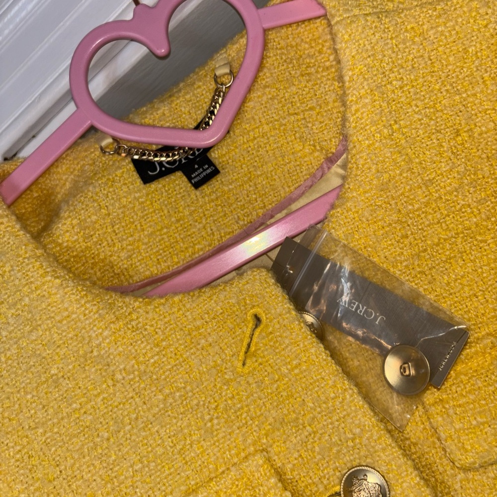 NWT J. Crew Yellow Dress & Jacket Set - Picture 12 of 17